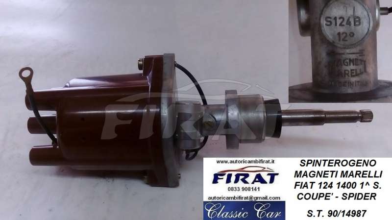 SPINTEROGENO FIAT 124 1400 1^ SERIE COUPE' SPIDER